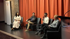 Panel Black Flourishing